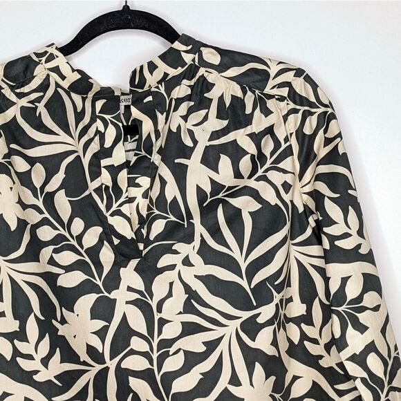 Tucker The Jane Top Forest Figi Floral in Light Weight Cotton - Picture 3 of 9